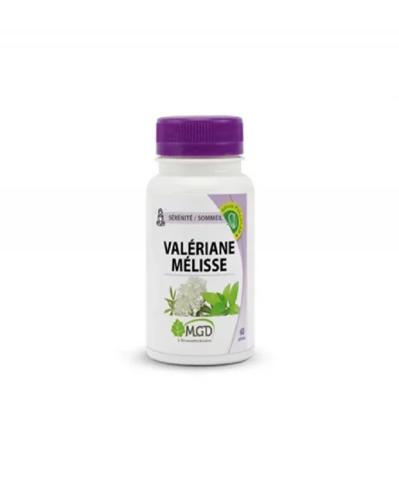 Mgd Nature Valériane et Mélisse 60 Gélules