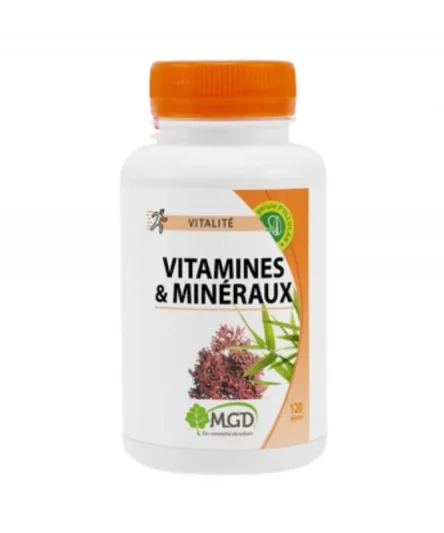 Mgd Vitamines & Mineraux 120 Gélules