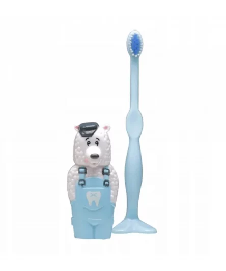Miradent Ids Brush Ours Brosse A Dents Enfant Bleu Ciel