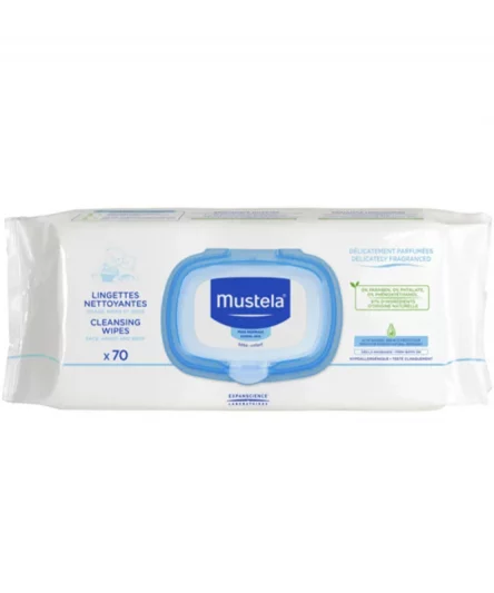 Mustela Lingettes Nettoyantes 70 Piéces