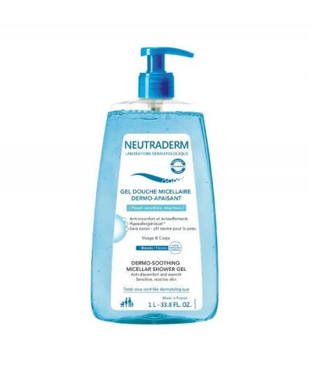 Neutraderm Gel Douche Micellaire Pompe 1l