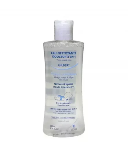 Gilbert Eau Nettoyante Douceur 3en1 Bebe 200ml