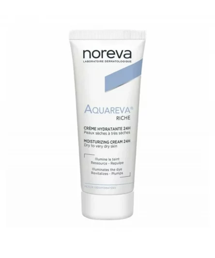 Noreva Aquareva Crème Hydratante 24h Texture Riche 40ml