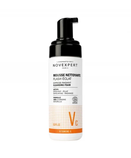 Novexpert Vitamine C Flash Eclat Mousse Nettoyante 150ml