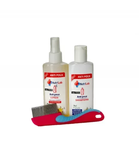 Nutrilab Pack Anti Poux avec Brosse