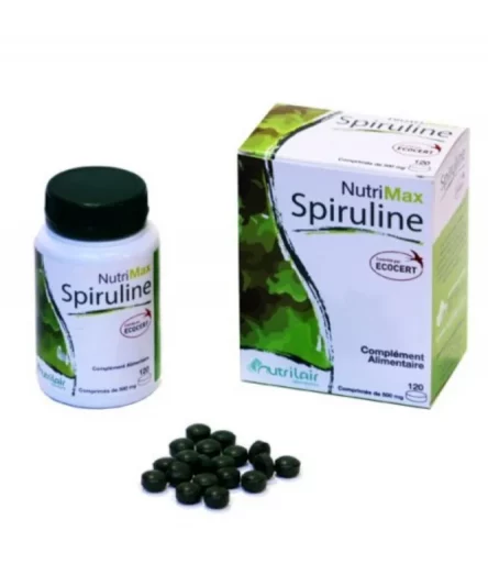 Spiruline 100% Bio 120 Comprimés Tonus et Vitalité