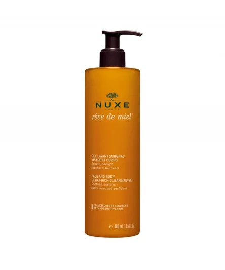 Nuxe Gel lavant Surgras Visage et Corps 400ml