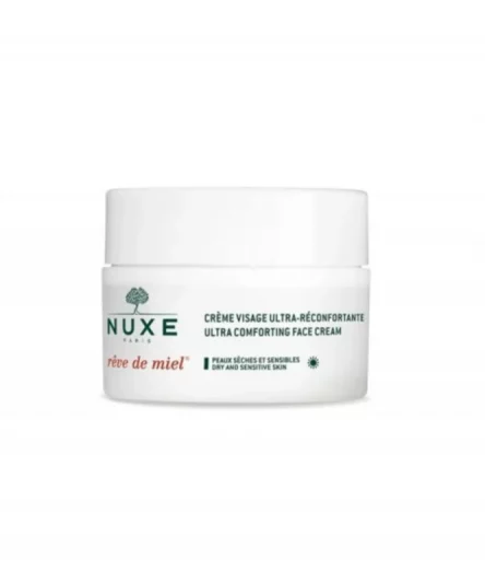 Nuxe : Rêve de Miel Crème Visage Ultra-Reconfortante Jour 50ml Peaux Sèches et Sensibles