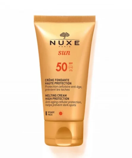 Nuxe Sun Crème Fondante Haute Protection SPF 50 aux Fleurs D'eau et de Soleil 50ml