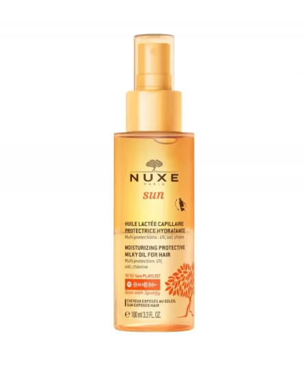 Nuxe Sun Huile Lactée Capillaire Protectrice 100ml