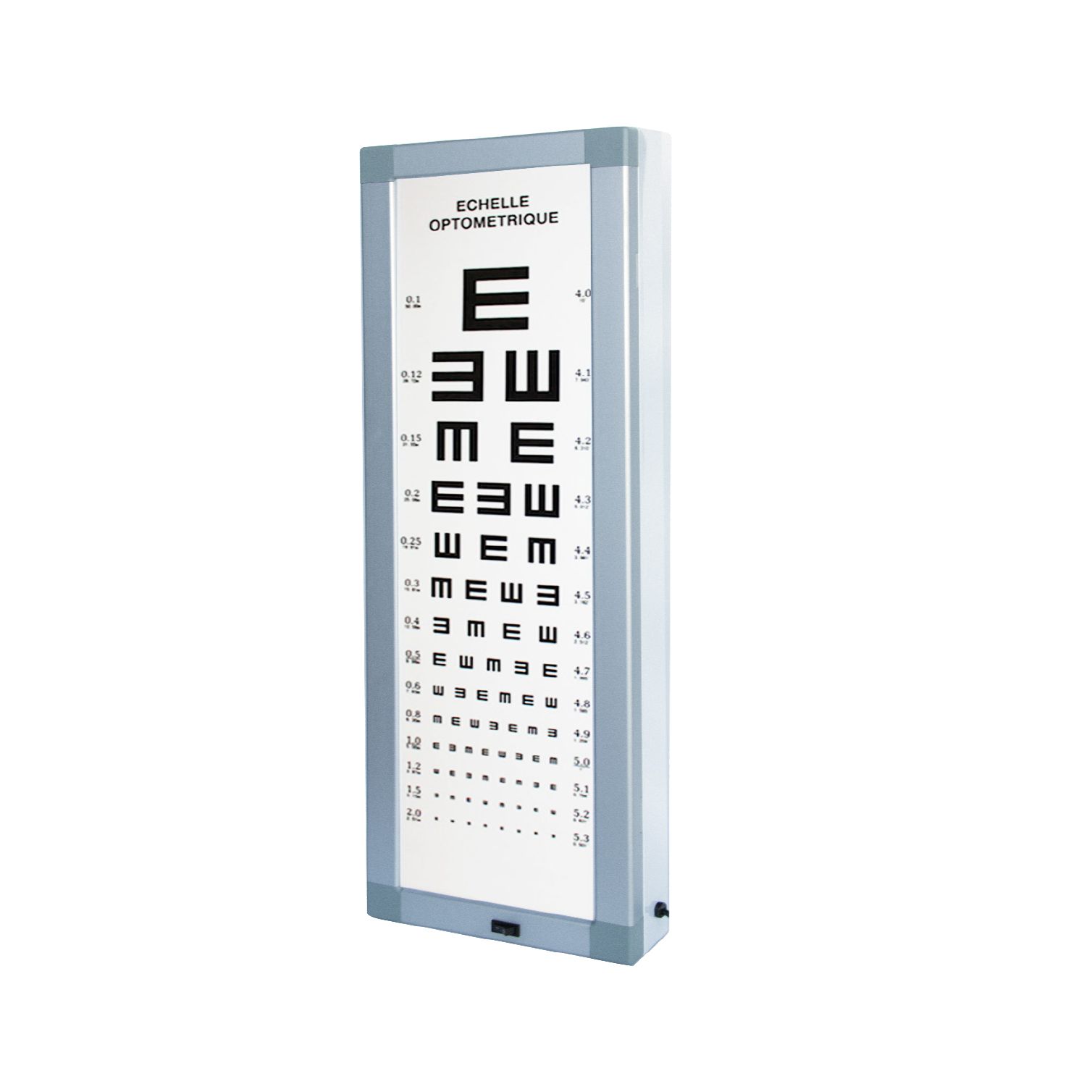 op-e5_1__1 Echelle Optométrique Lumineux - Matériel Consommable MonPara Maroc