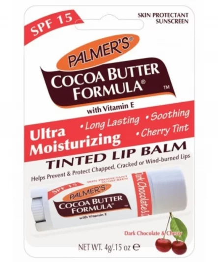 Palmer's Formule Beurre de Cacao Stick Lèvres Spf15 Ultra Hydratant Chocolat Noir et À la Cerise 4g