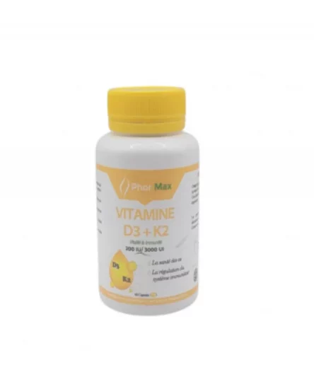 Phormax Vitamine D3+k2 60 Capsules