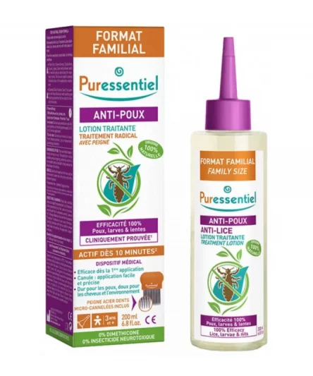 Puressentiel Anti Poux Lotion Traitante 200ml + Peigne