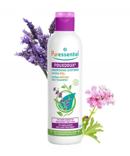 Puressentiel Pouxdoux Shampoing Quotidien Bio 200ml