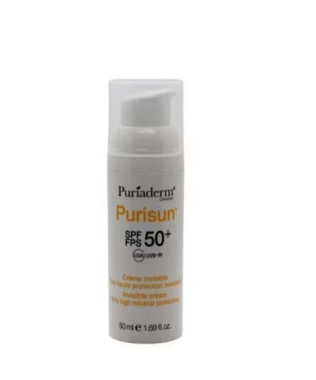 Puriaderm Purisun Crème Solaire Invisible Spf50+ 50ml