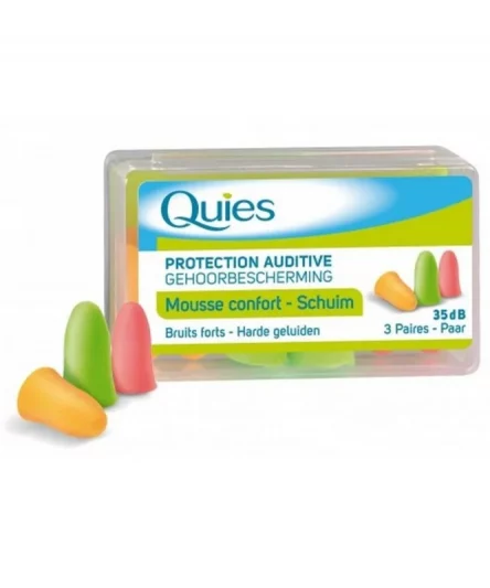 Quies Mousse Anti Bruit 3 Paires