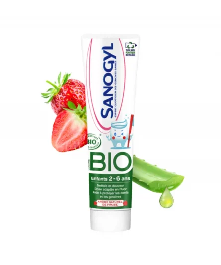 Sanogyl Dentifrice Enfants Bio 2-6ans 50ml
