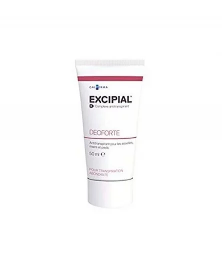 Spirig Excipial Deoforte Anti-Transpirant 50ml Transpiration Stoppée au Niveau des Mains, des Aisselles et des Pieds