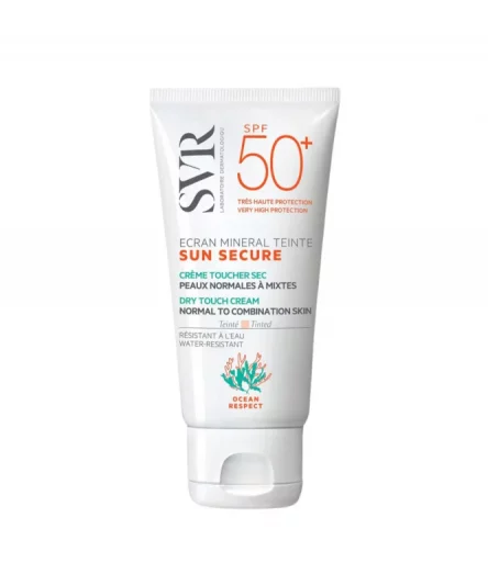 SVR Sun Secure Ecran Minéral Teinté Spf50+ Peaux Normales À Mixtes