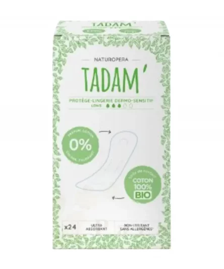 Tadam Protege-Lingeries Coton Bio Long 24un