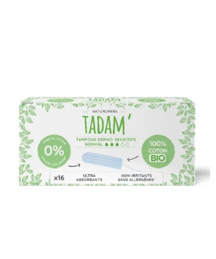 Tadam Tampons Coton Bio Normal 16 unités