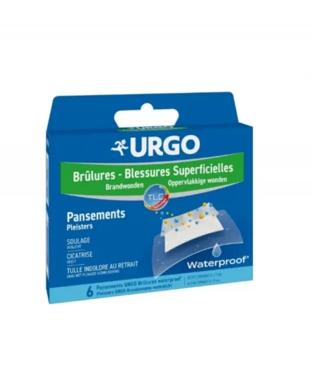 Urgo Brulures Pansement Waterproof 6 Pieces