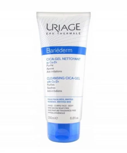 Uriage Bariéderm Cica-Gel Nettoyant au CU-ZN 200ml