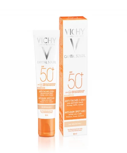 Vichy Capital Soleil Soin Anti Taches Teinte 3 en 1 Spf50+