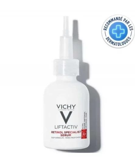 Vichy Liftactiv Retinol Serum Soin Anti Rides Tous Types de Peaux 30ml