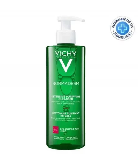 Vichy Normaderm Phytosolution Gel Purifiant Intense Peau Grasse Acnéique 400ml
