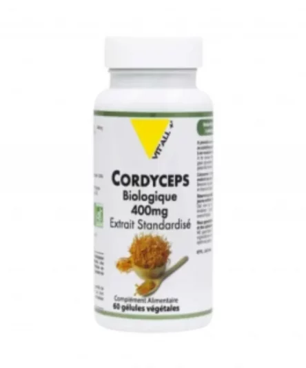 Vitall Plus Cordyceps Biologique 400 MG 60 Gelules