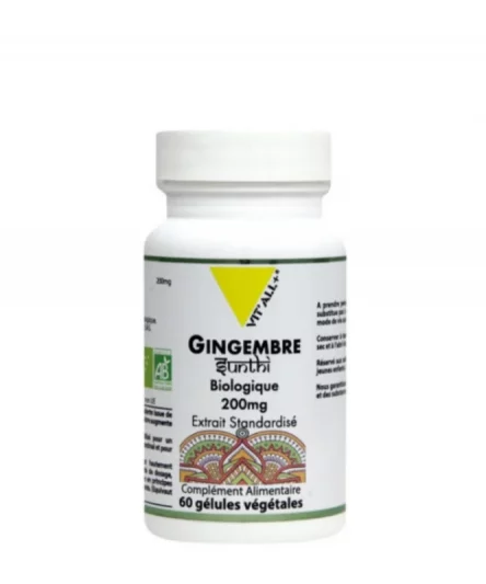 Vitall Plus Gingembre 200mg 60 Gelules