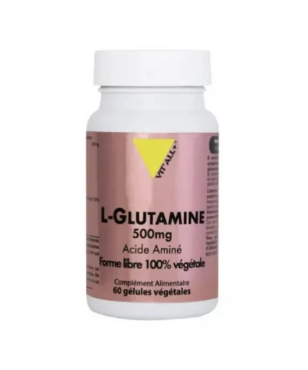 Vitall Plus L-Glutamine 500mg 60 Gelules