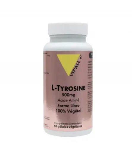 Vitall Plus L-Tyrosine 500mg 60 Gelules